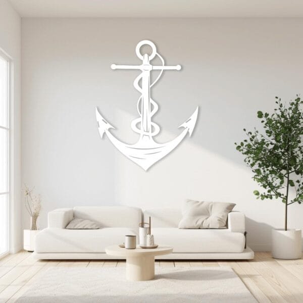 Anchor Metal Wall Decor